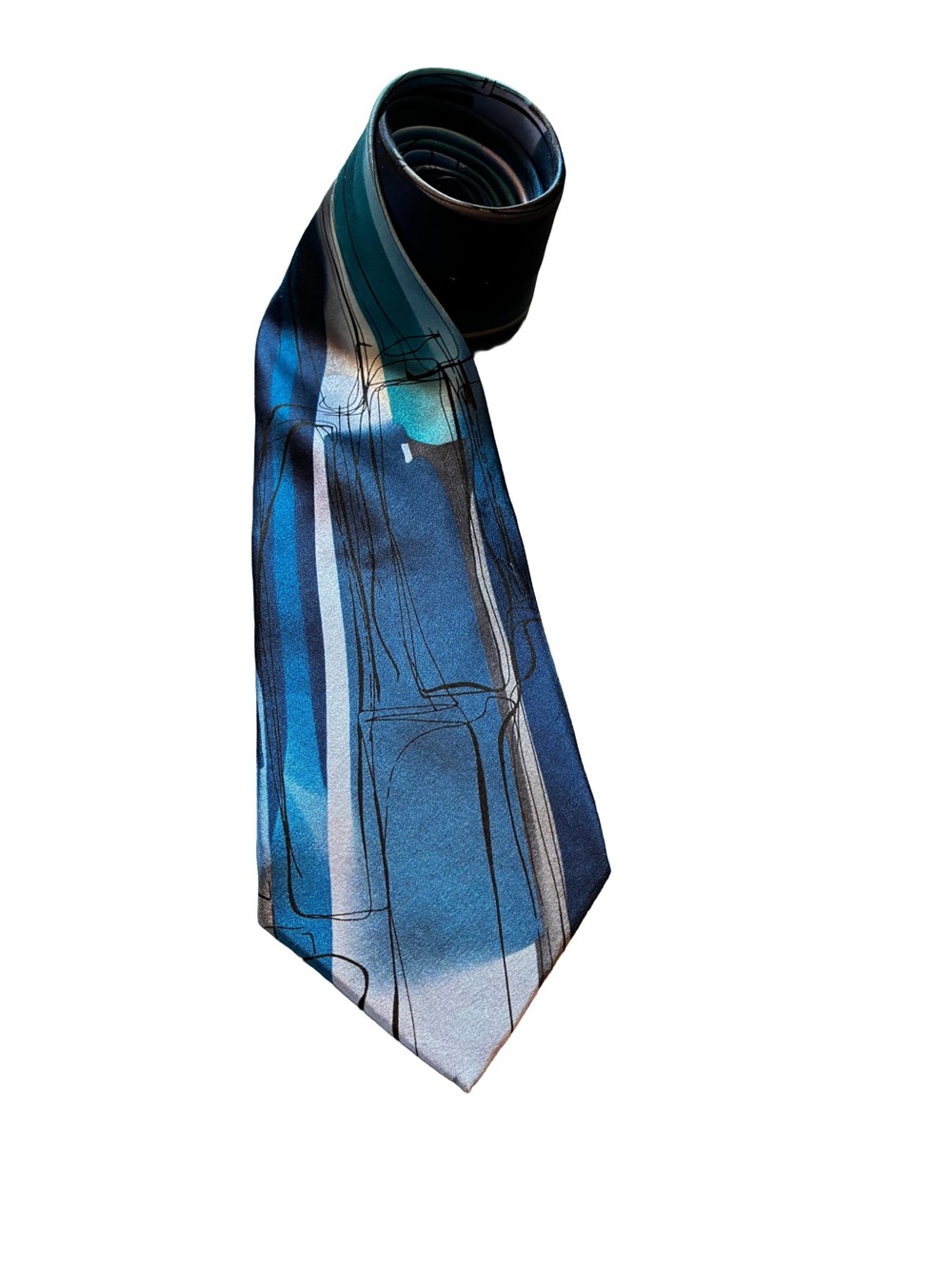 Vintage Jerry Garcia Hand Hold Collection 52 Silk Tie Grateful Dead Art